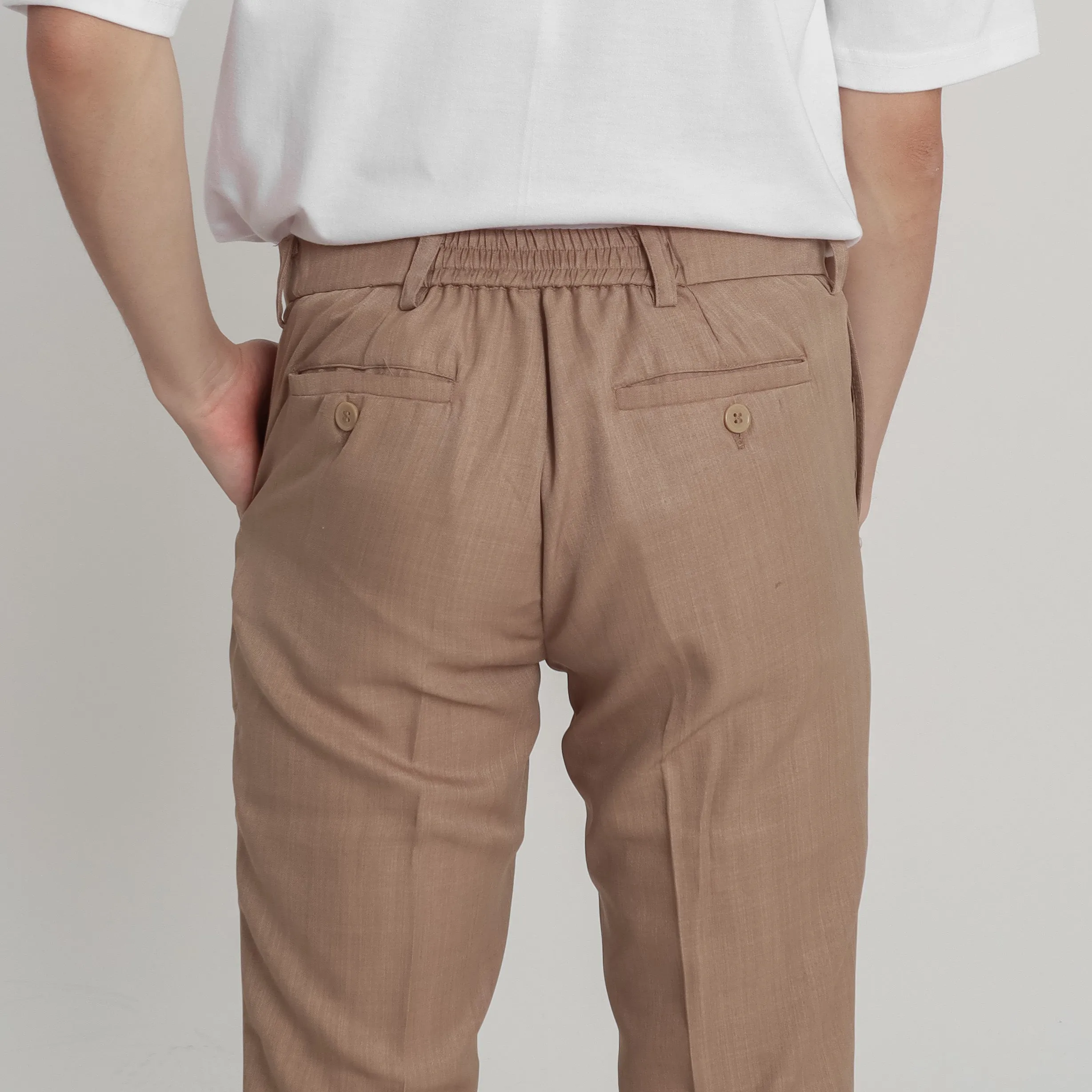 Urban Light Ankle Pants  - Light Khaki