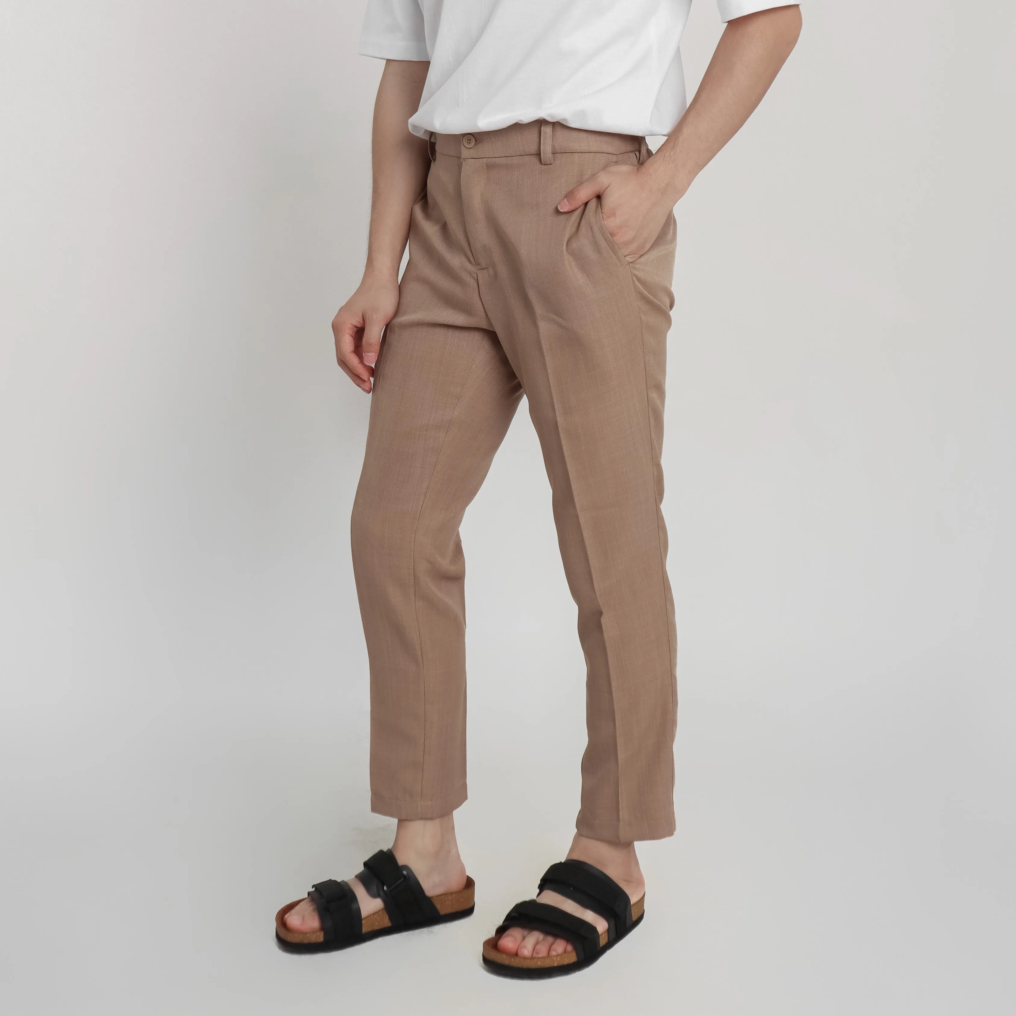Urban Light Ankle Pants  - Light Khaki
