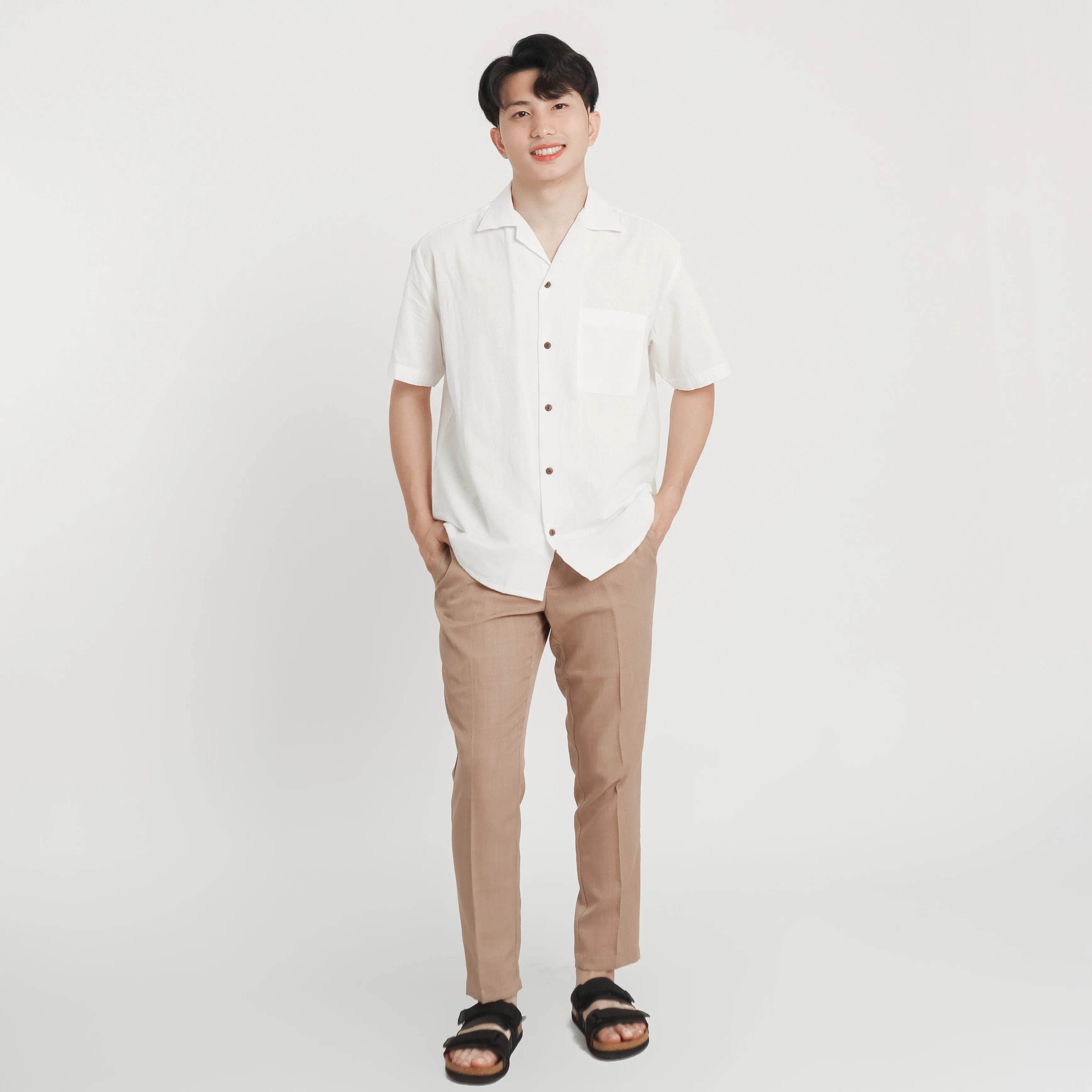 Urban Light Ankle Pants  - Light Khaki