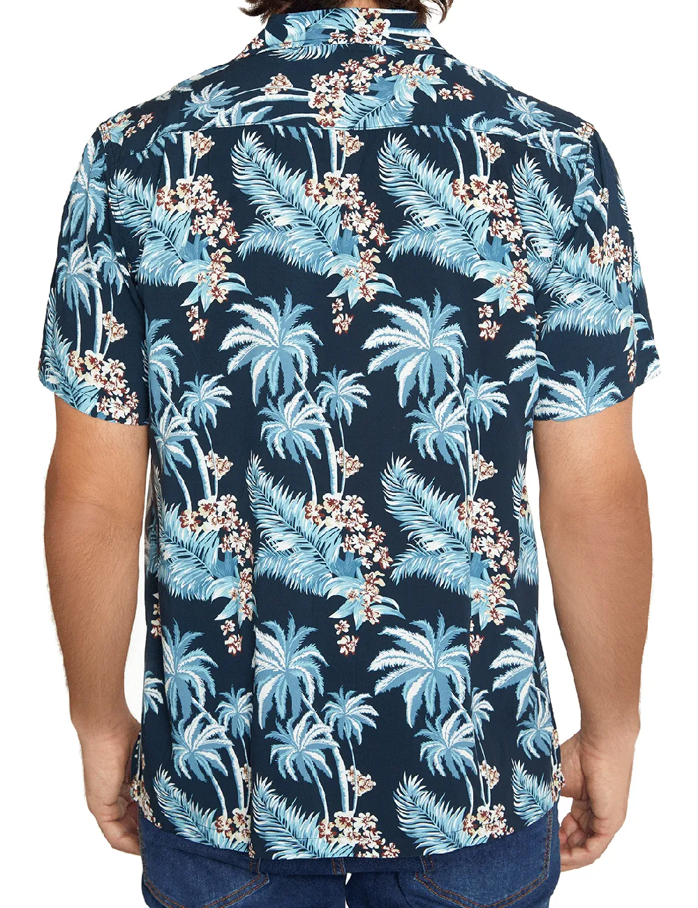 Viscose Camp Collar Shirt