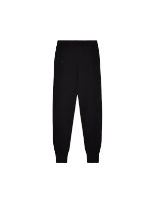 Womens DNA Regenerative Merino Wool Track Pants—black