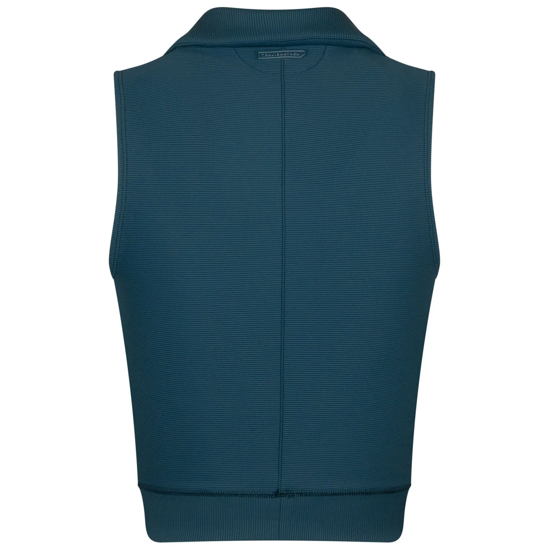 Womens Moveknit Sleeveless V-Neck Polo Midnight - AW24