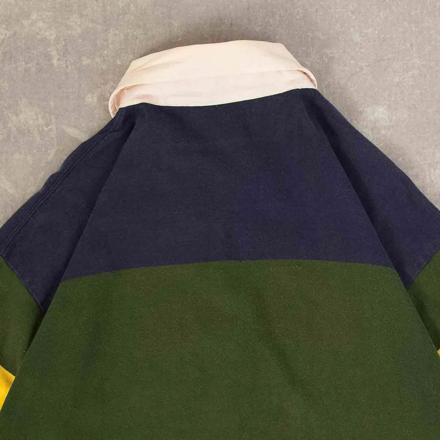 WOMEN'S VINTAGE STRIPED RELAXED RUGBY SHIRT - LARGE