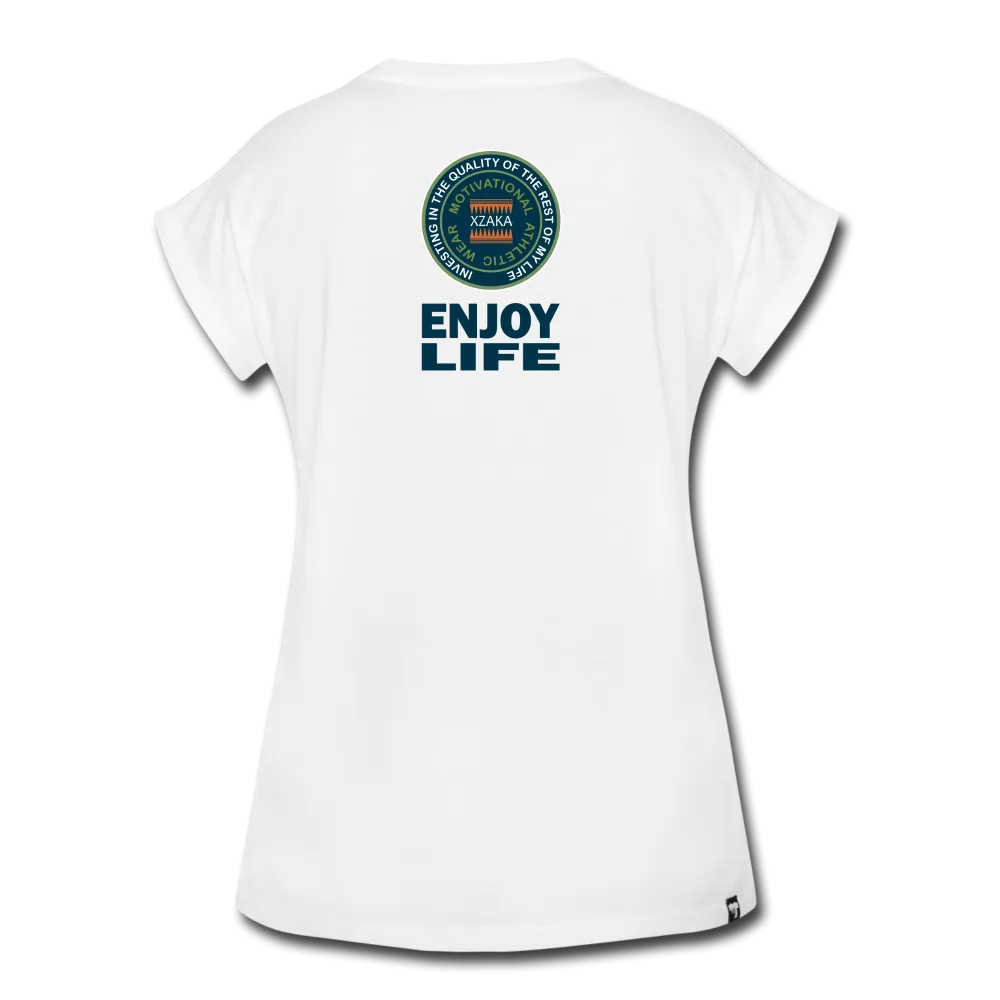 XZAKA - Women's Relaxed Fit T-Shirt - Enjoy Life