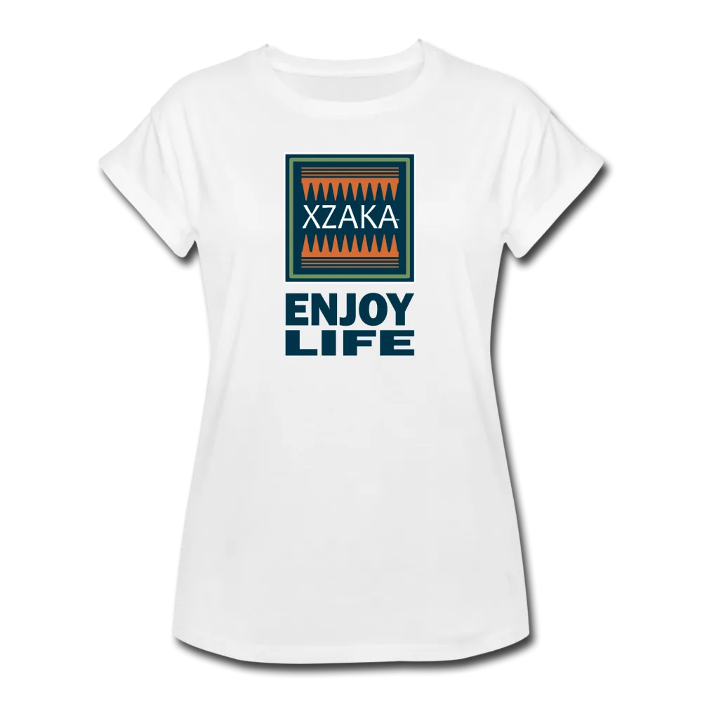 XZAKA - Women's Relaxed Fit T-Shirt - Enjoy Life