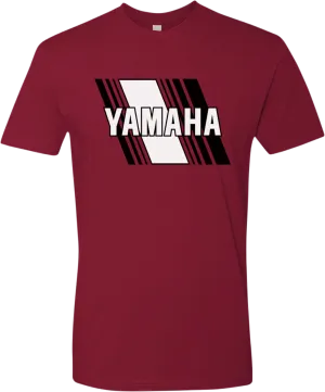 YAMAHA APPAREL Yamaha Heritage Diagonal T-Shirt - Red - Large NP21S-M3118-L