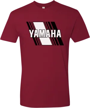 YAMAHA APPAREL Yamaha Heritage Diagonal T-Shirt - Red - Small NP21S-M3118-S